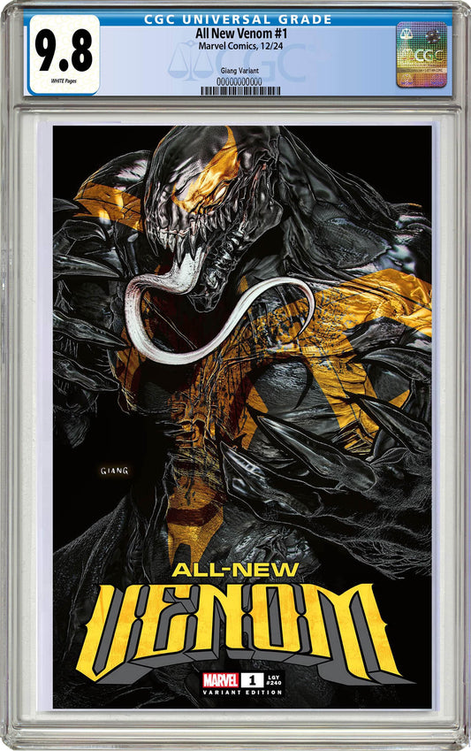 PREORDER: CGC 9.8 All-New Venom #1 John Giang Trade Dress Variant