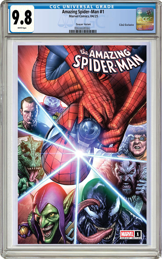 PREORDER: CGC 9.8 Amazing Spider-Man #1 Mico Suayan Trade Dress Variant