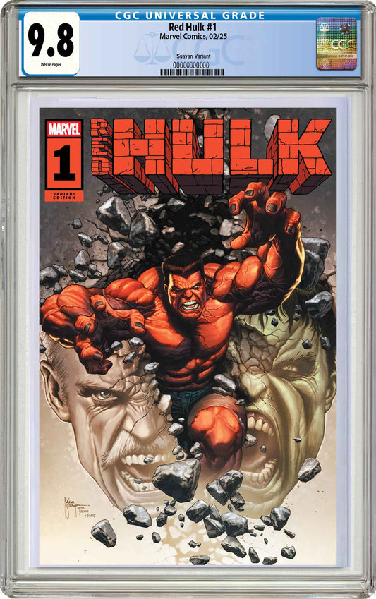 PREORDER: CGC 9.8 Red Hulk #1 Mico Suayan Trade Dress Variant