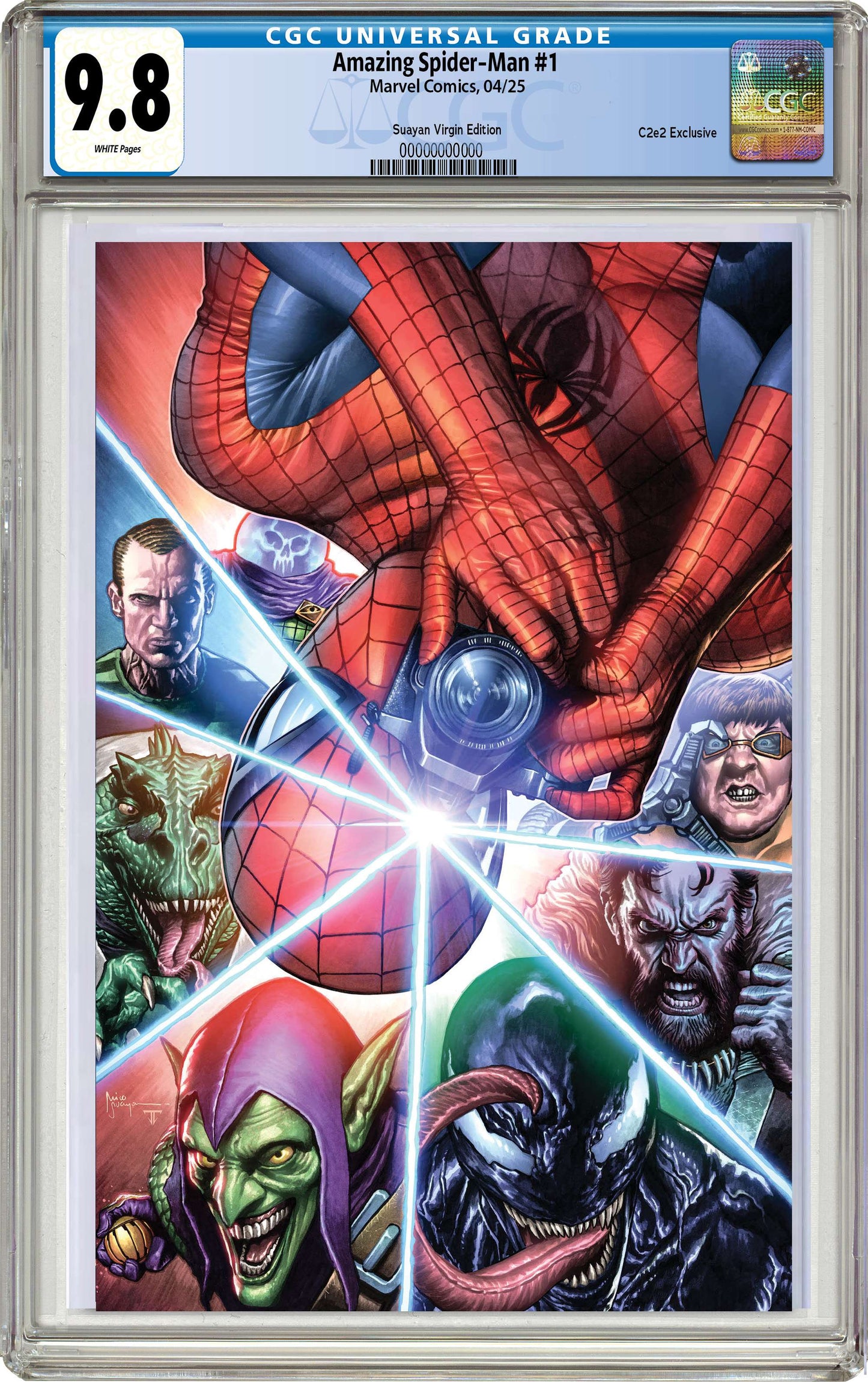 PREORDER: CGC 9.8 Amazing Spider-Man #1 Mico Suayan Virgin Variant