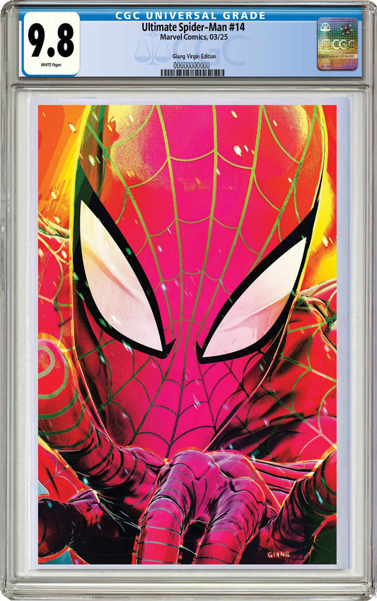 PREORDER: CGC 9.8 Ultimate Spider-Man #14 John Giang Virgin Variant