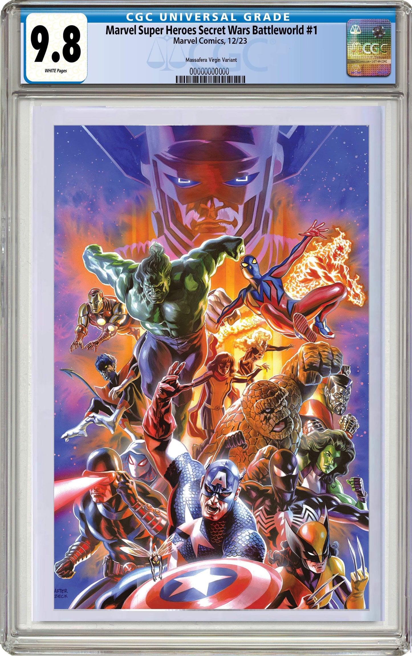 CGC 9.8 Secret Wars Battleworld #1 (Felipe Massafera VIRGIN) LTD 1000