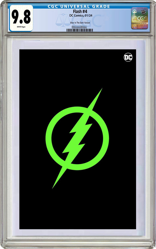 CGC 9.8 Flash #4 Glow in the Dark Print Count LTD 1000