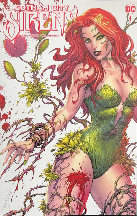 Gotham City Sirens #1 (Tyler Kirkham Battle Damage) (Poison Ivy Trade Dress