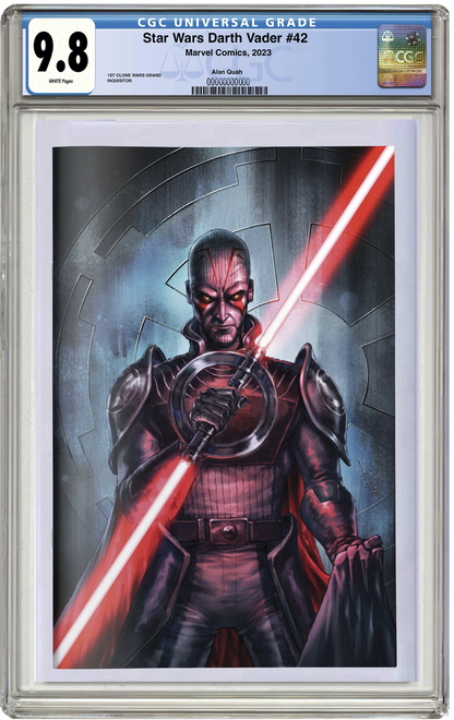 CGC 9.8 Star Wars #42 (Alan Quah) Sith/Rebels 10th Anniversary #1 of 4 (Virgin)