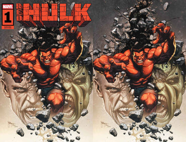 Red Hulk #1 Mico Suayan SET OF 2 (Trade & Virgin) Variants