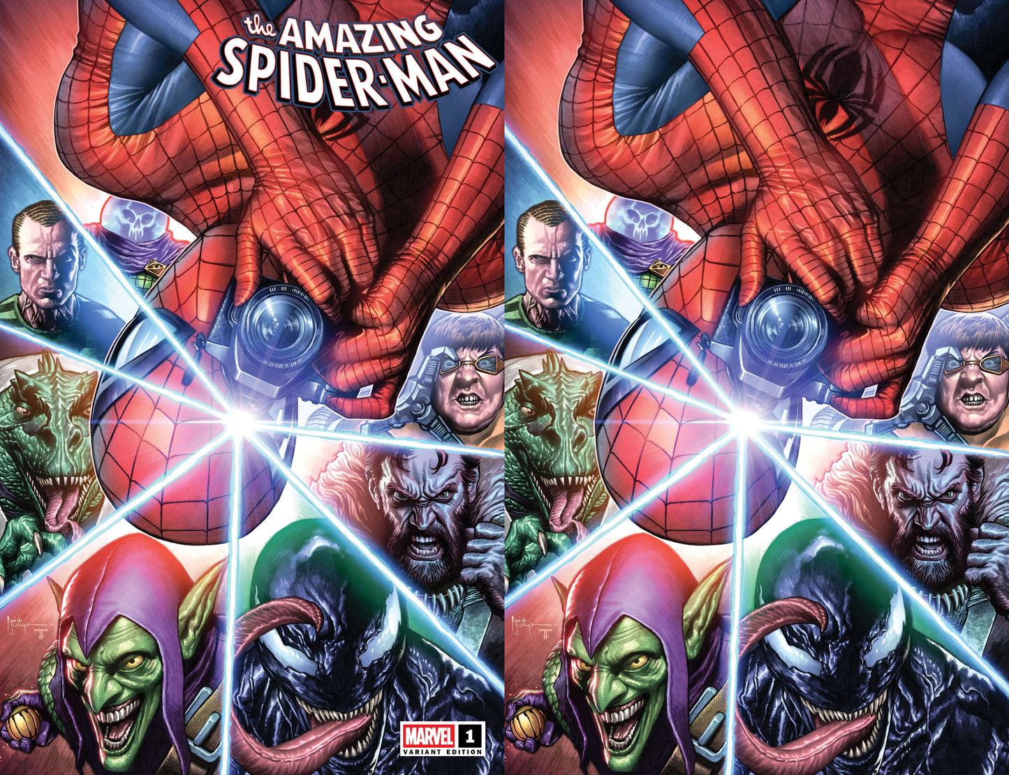 PREORDER: Amazing Spider-Man #1 Mico Suayan SET OF 2 (Trade & Virgin) Variants