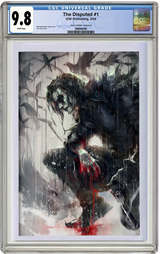 CGC 9.8 The Disputed #3 Ivan Tao VIRGIN variant (The Crow tribute)